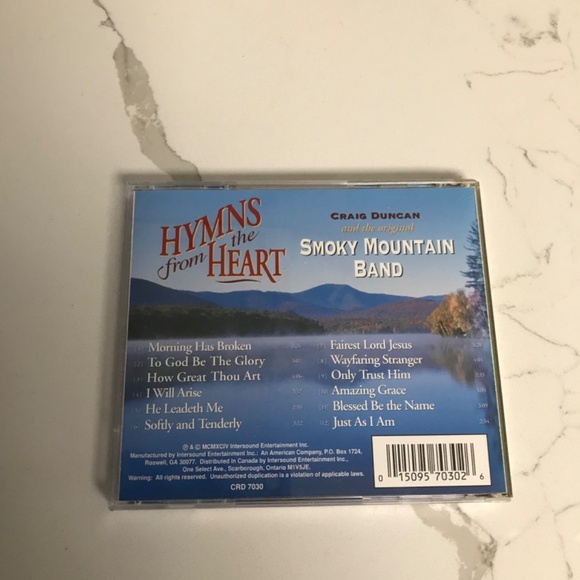 Hymns From The Heart Craig Duncan and The Smoky Mountain Band Music CD - Picture 2 of 3